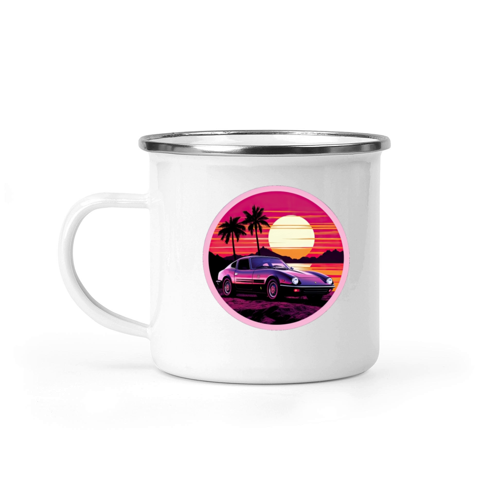 Vintage Sports Car Camping Mug