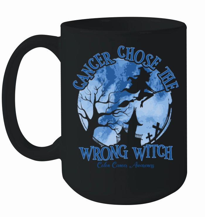 Cancer Witch Dark Blue Colon Cancer Ceramic Mug