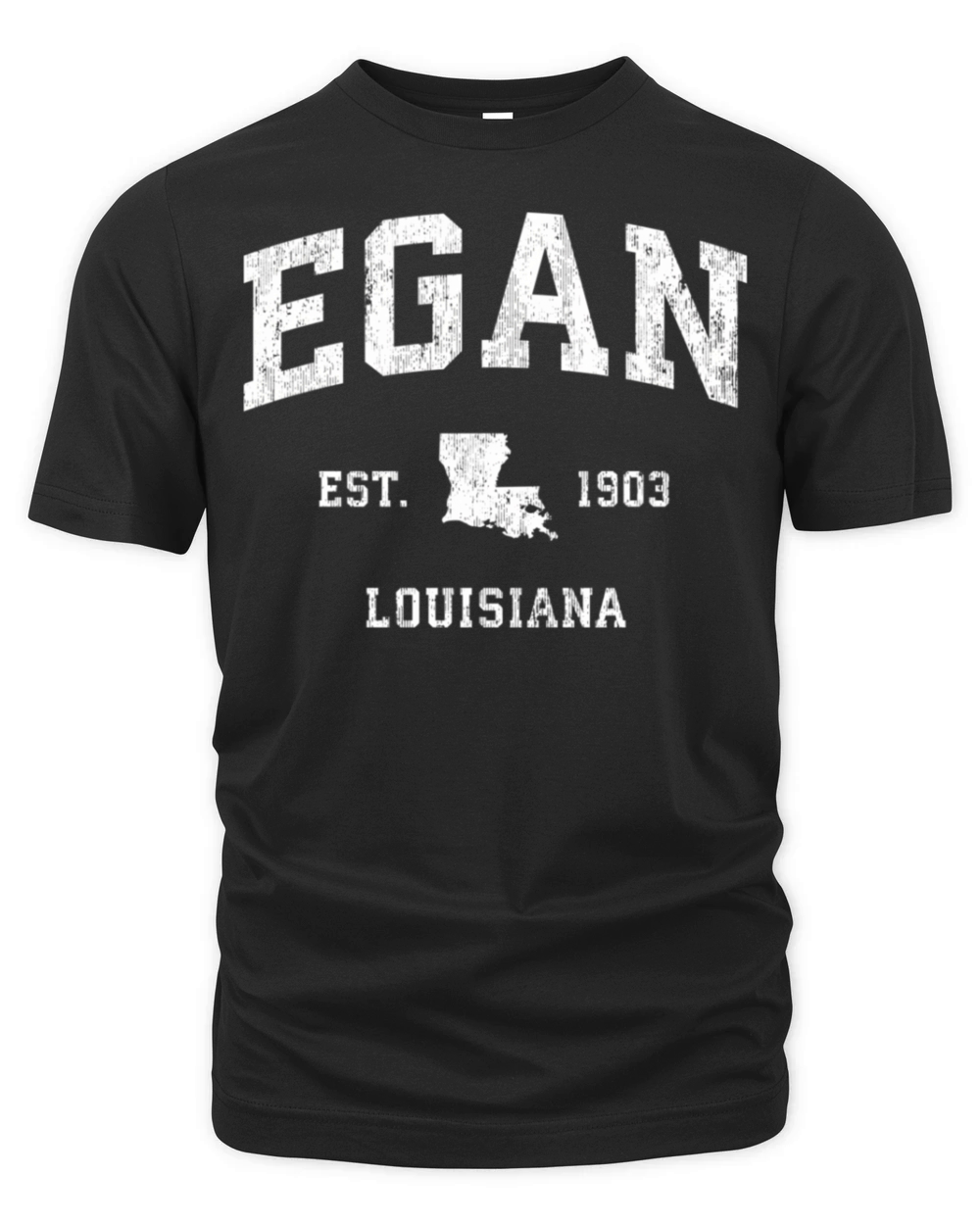 Egan Louisiana La Vintage Athletic Organic Unisex T-shirt