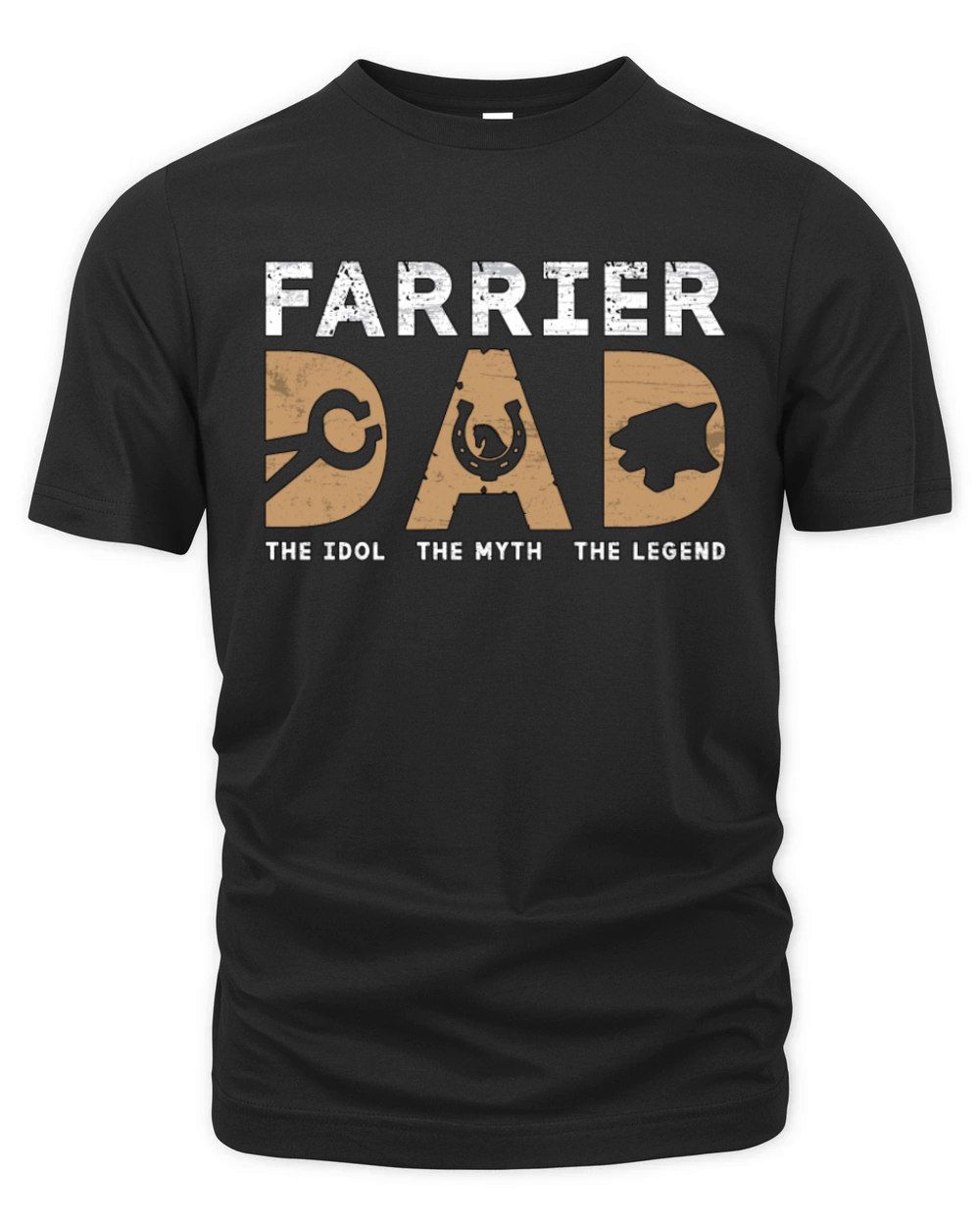 Farrier Dad The Idol The Myth The Metalworker Organic Unisex T-shirt
