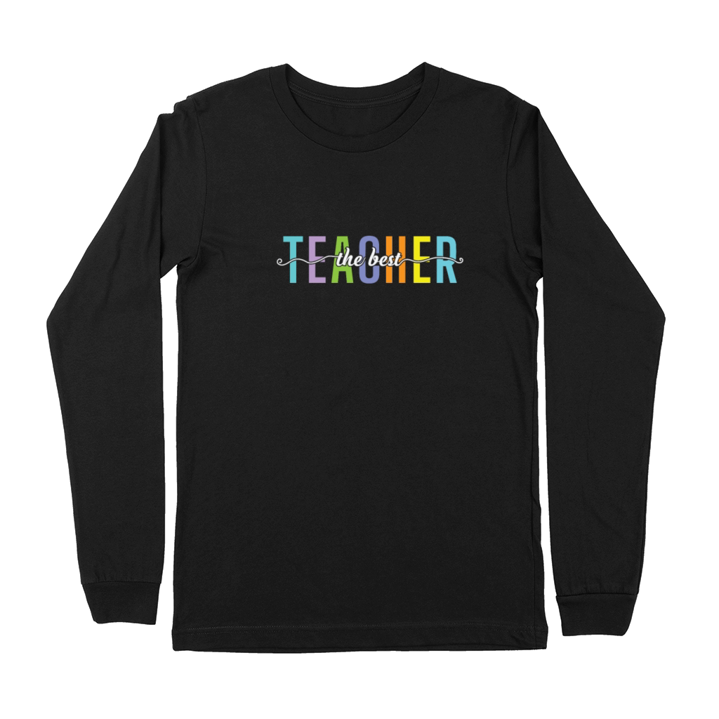 The Best Teacher Profession Teacher School Premium Long Sleeve