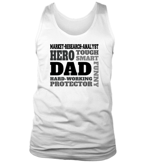 Daddy job funny Quote Dad market-research-analyst Tank Top Unisex