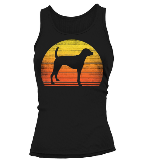 American Foxhound Distressed Retro Sunset Tank top Woman