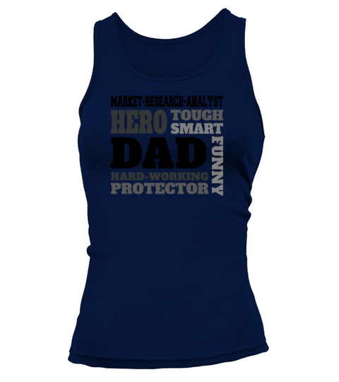 Daddy job funny Quote Dad market-research-analyst Tank top Woman