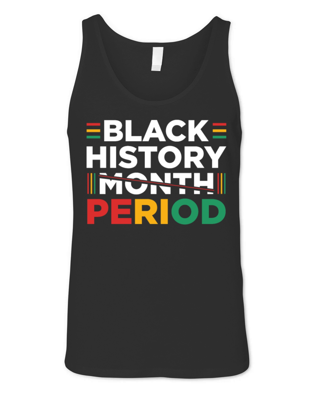 Black History Period Essential Tee Unisex Jersey Tank