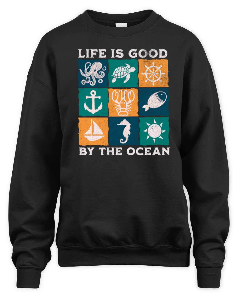 by the ocean Unisex Premium Crewneck Sweatshirt