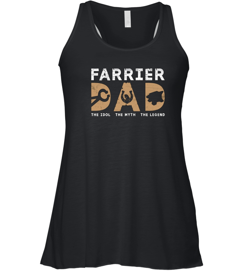 Farrier Dad The Idol The Myth The Metalworker Women's Flowy Tank Top