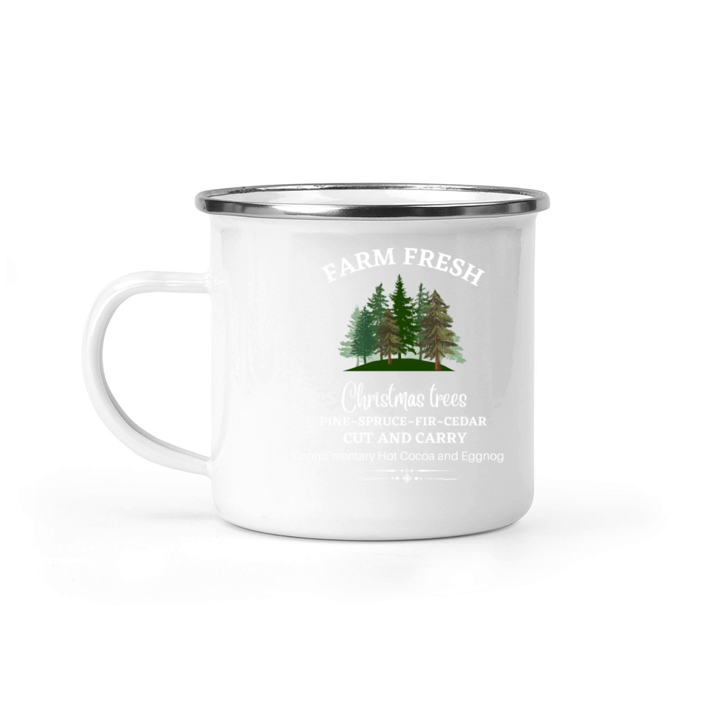 Farm Fresh Trees E Spruce Fir Ceder Camping Mug