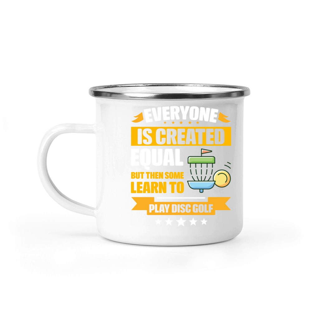 Some Learn To Play Disc Golf Funny Camping Mug