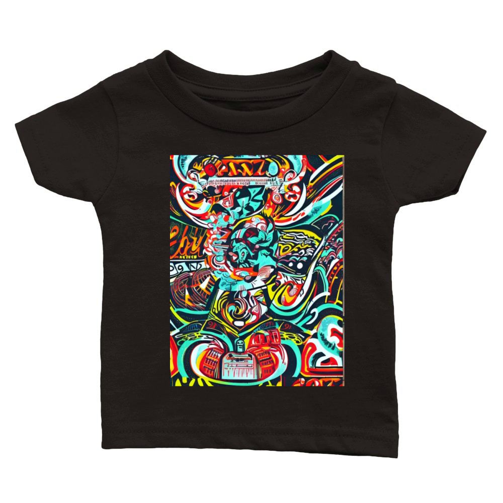 retro 60s Classic Baby Crewneck T-shirt