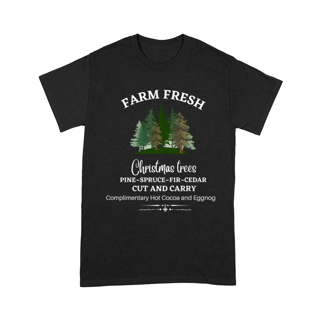 Farm Fresh Trees E Spruce Fir Ceder Comfort T-shirt