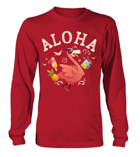 Aloha Beaches Tropical Hawaiian Summer Island Long sleeved Unisex
