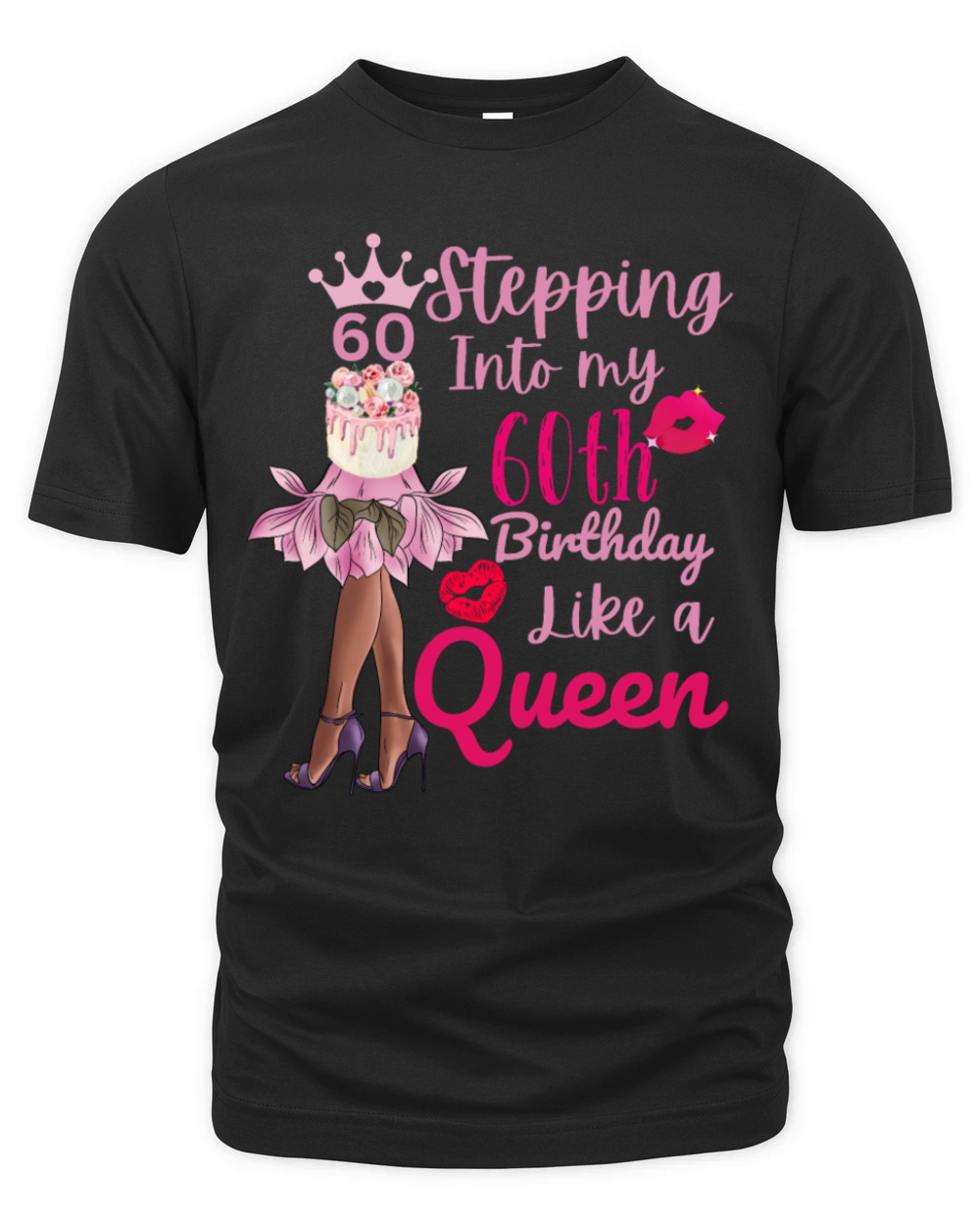 Stepping into my 60th birthday like a queen Organic Unisex T-shirt