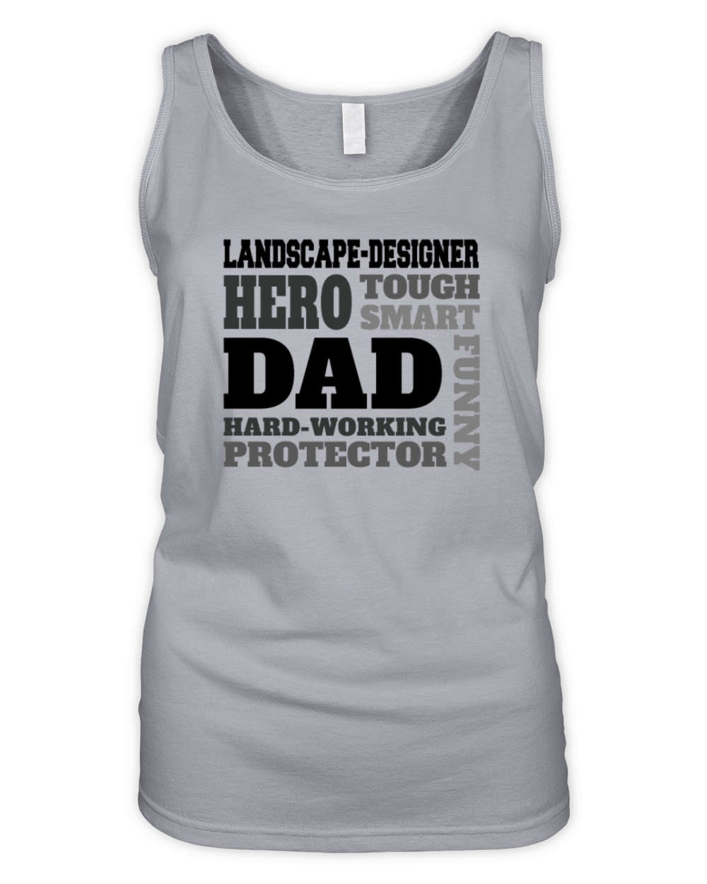 Daddy job funny Quote Dad landscape-designer Organic Women's Tank Top