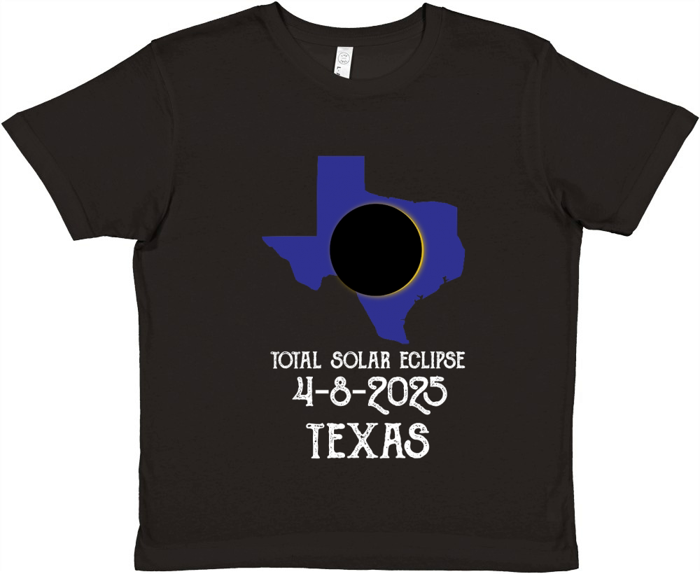 America Totality 04 08 2024 Total Solar Premium Kids Crewneck T-shirt