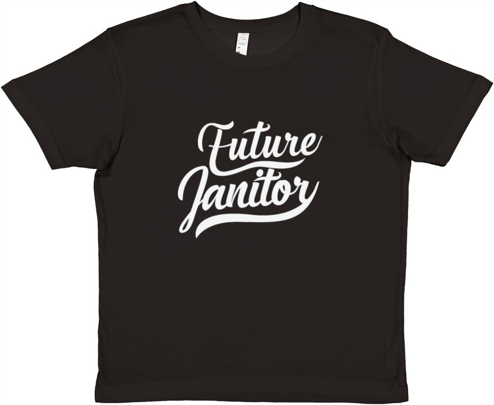 Future Janitor Profession Work Premium Kids Crewneck T-shirt