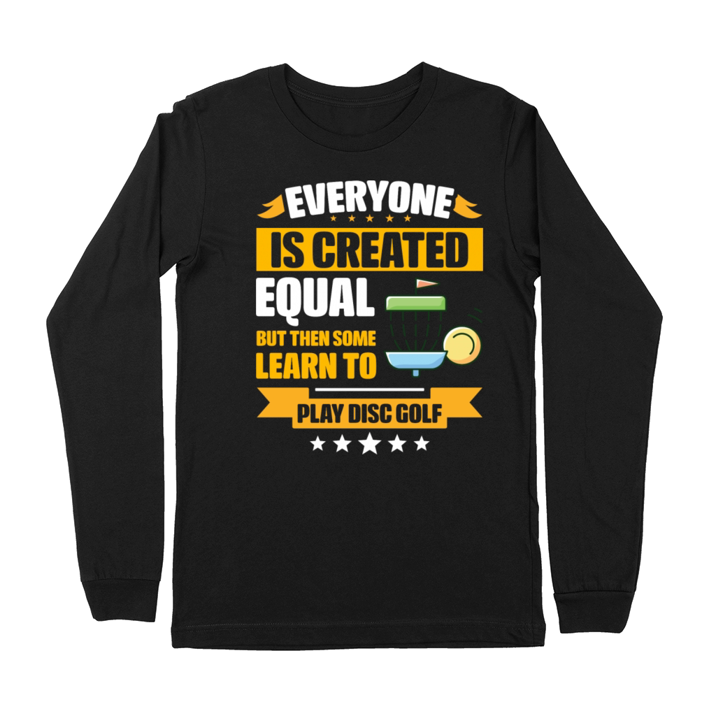 Some Learn To Play Disc Golf Funny Premium Long Sleeve