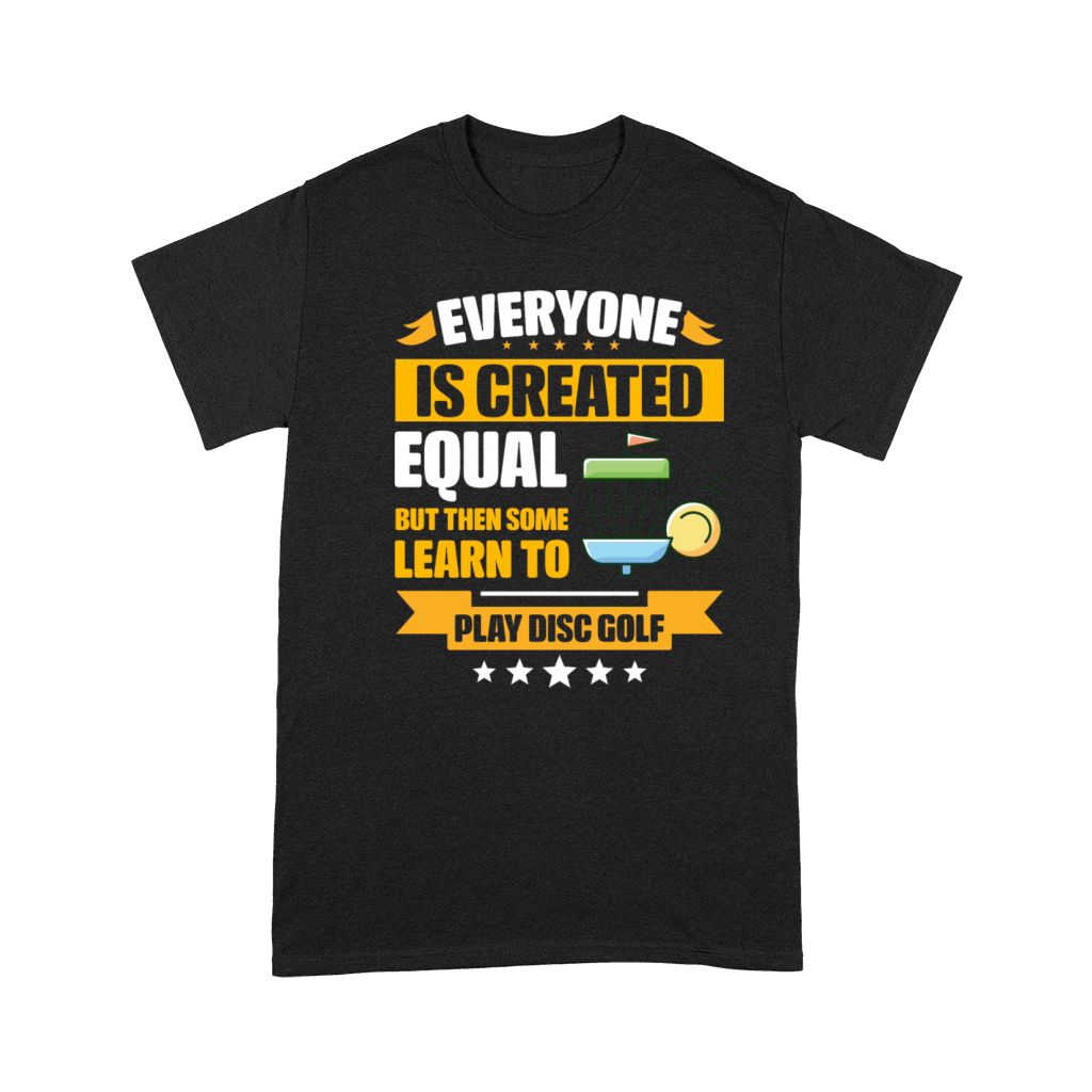 Some Learn To Play Disc Golf Funny Premium T-shirt