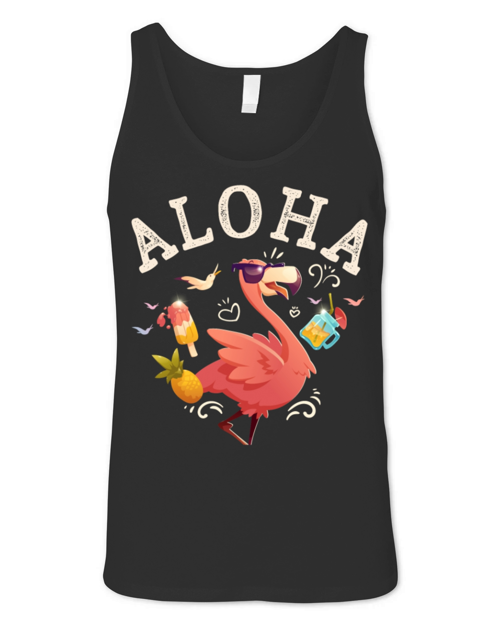 Aloha Beaches Tropical Hawaiian Summer Island Unisex Jersey Tank