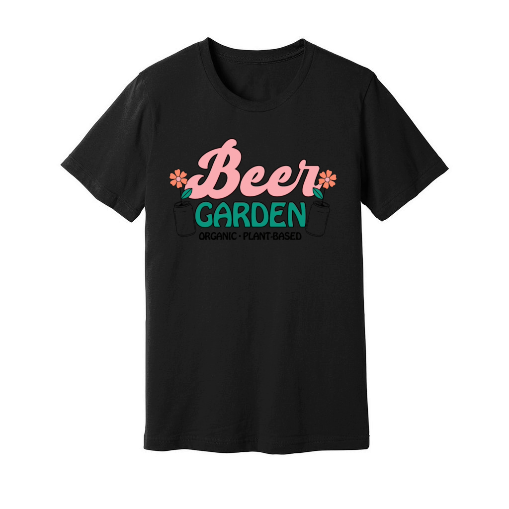 Beer GARDEN ORGANIC PLANT Unisex Jersey Tee