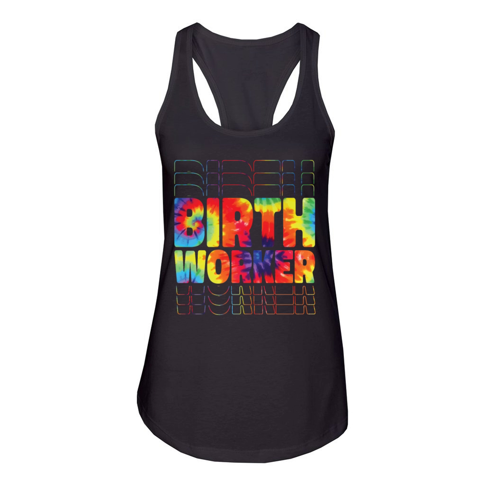 LD Labour And Delivery Nurse Women's Racerback Tank