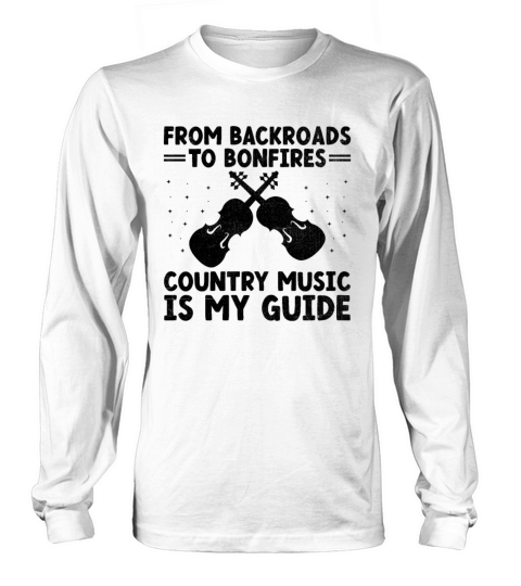 County Music Vintage Music Lover Western Country C Long sleeved Unisex