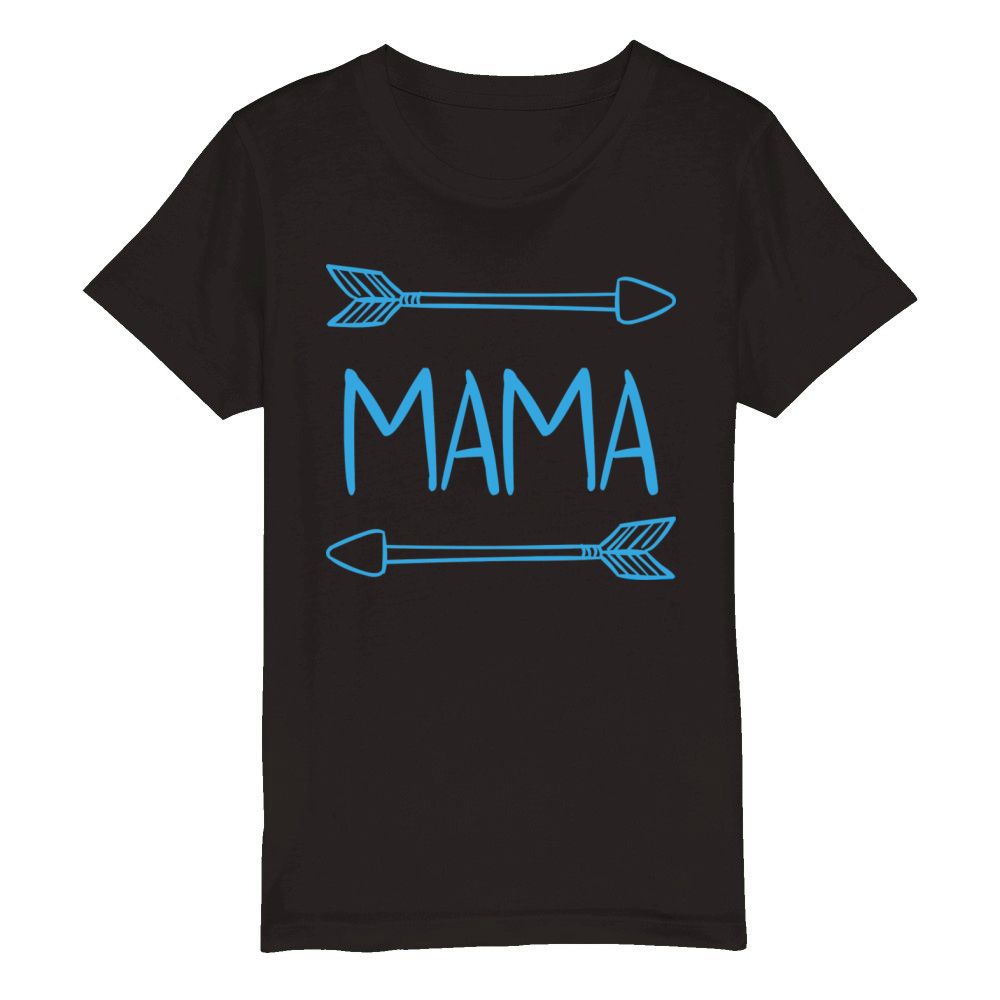 Family Mamas Boy Organic Kids Crewneck T-shirt