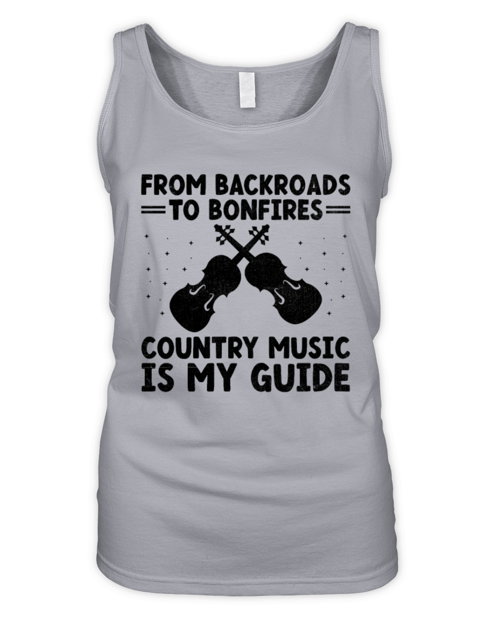 County Music Vintage Music Lover Western Country C Organic Women's Tank Top