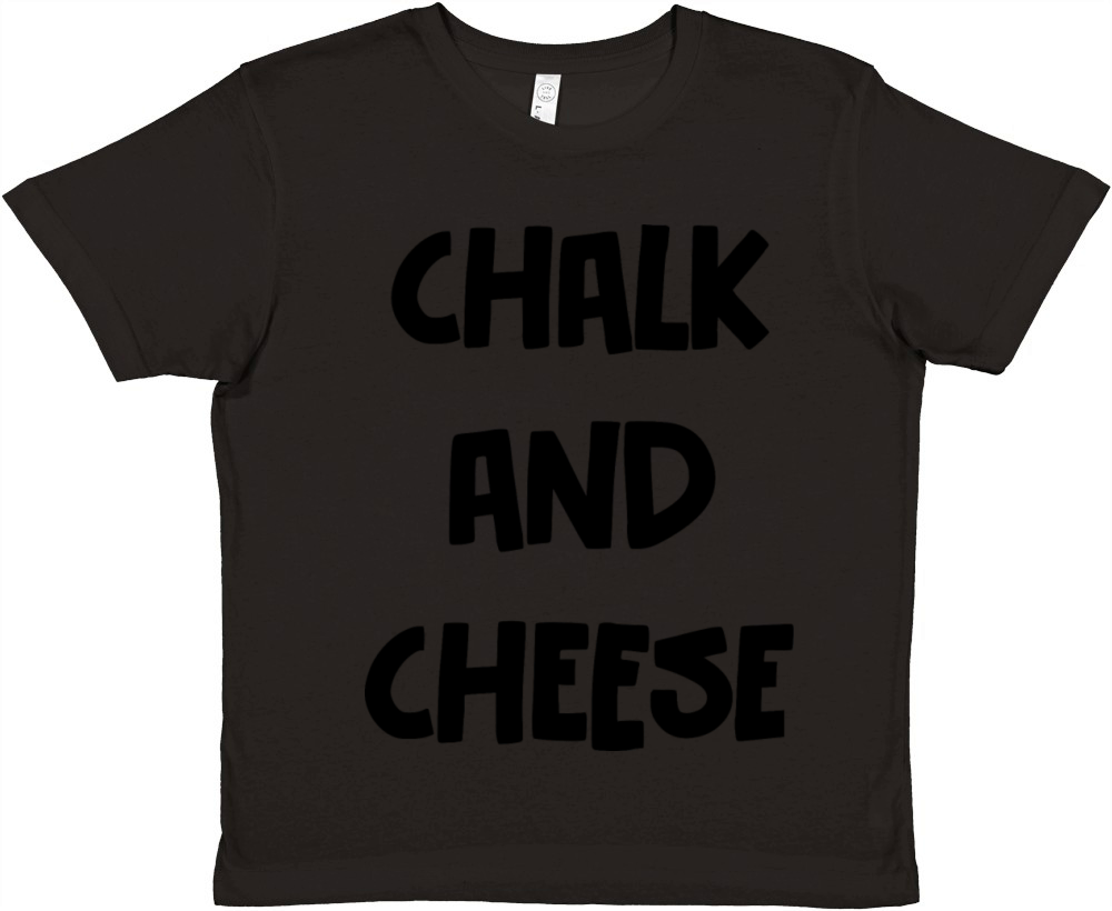 CHALK AND CHEESE Premium Kids Crewneck T-shirt
