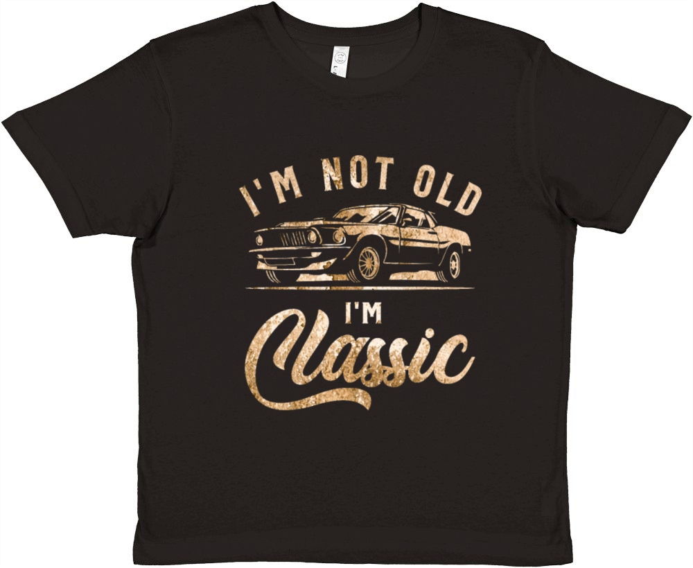 Im Not Old Im Classic Vintage Funny Car Premium Kids Crewneck T-shirt