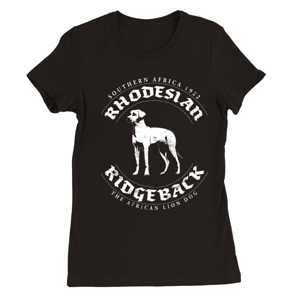 Rhodesian Ridgeback Africa Premium Womens Crewneck T-shirt