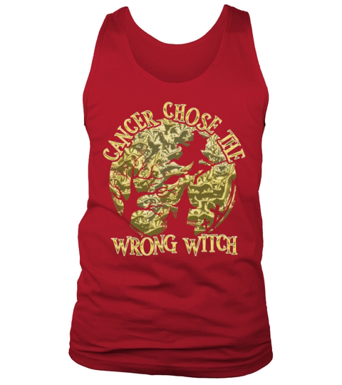Cancer Witch Golden Childhood Cancer Tank Top Unisex