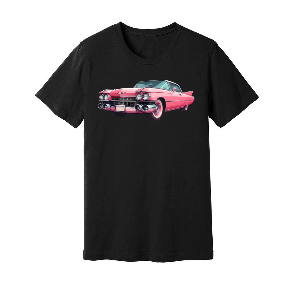 Pink cadillac Unisex Jersey Tee