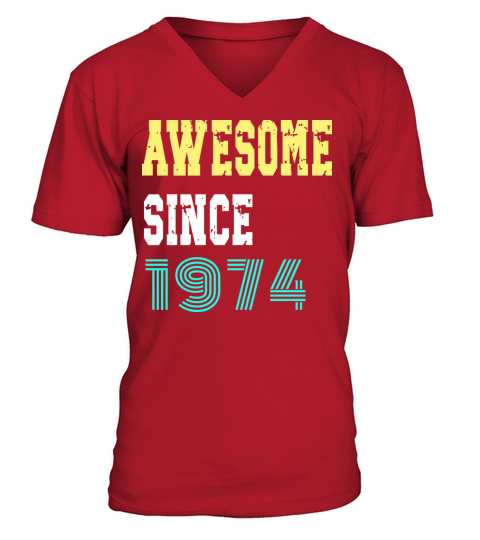 50th birthday V-Neck T-shirt