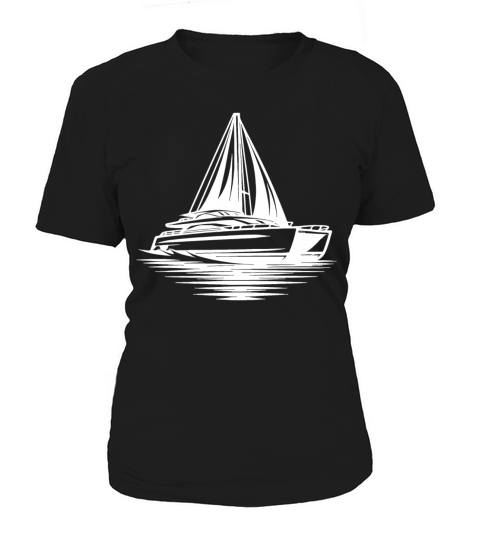 Chic Double Hull Sailing Boat Catamaran Sailor Women's T-Shirt
