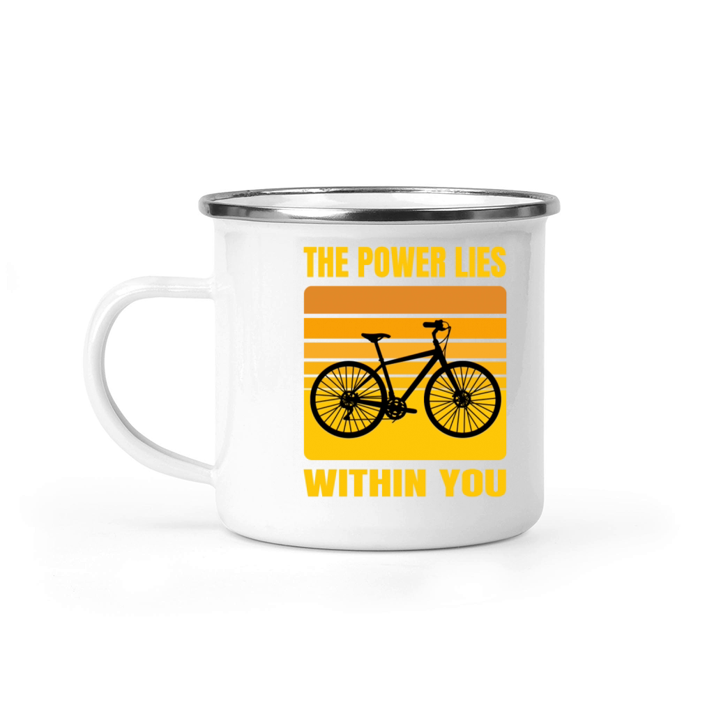 Inspirational Cycling Quote Cyclist Motivation Camping Mug