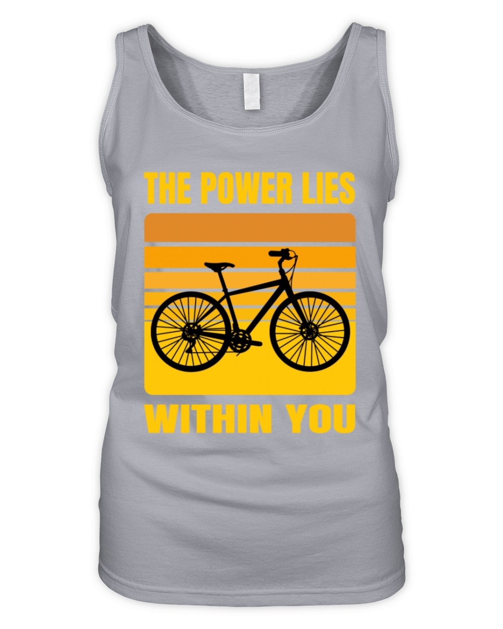 Inspirational Cycling Quote Cyclist Motivation Organic Women's Tank Top