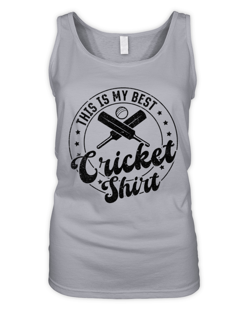 This is my best Cricket Shirt Cricket Player Organic Women's Tank Top