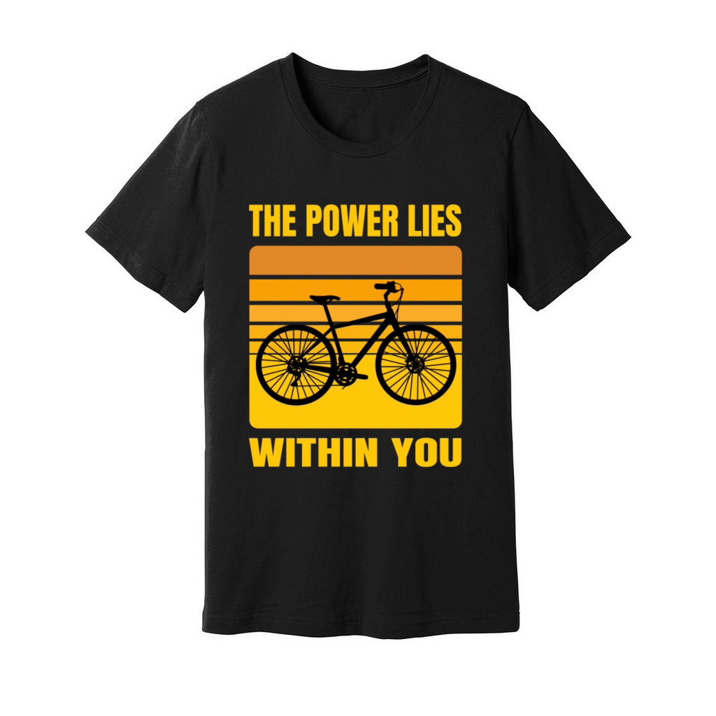 Inspirational Cycling Quote Cyclist Motivation Unisex Jersey Tee
