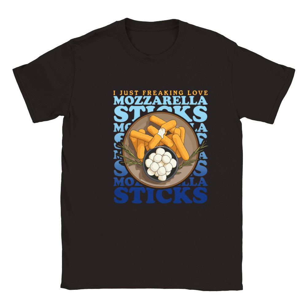 Mozzarella Sticks Lover Classic Kids Crewneck T-shirt