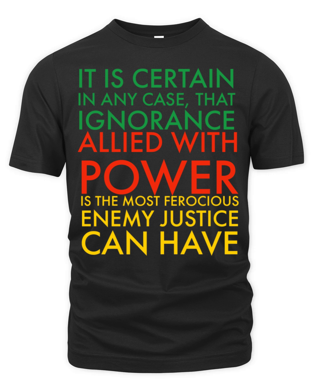 black history month quotes It is certain Organic Unisex T-shirt