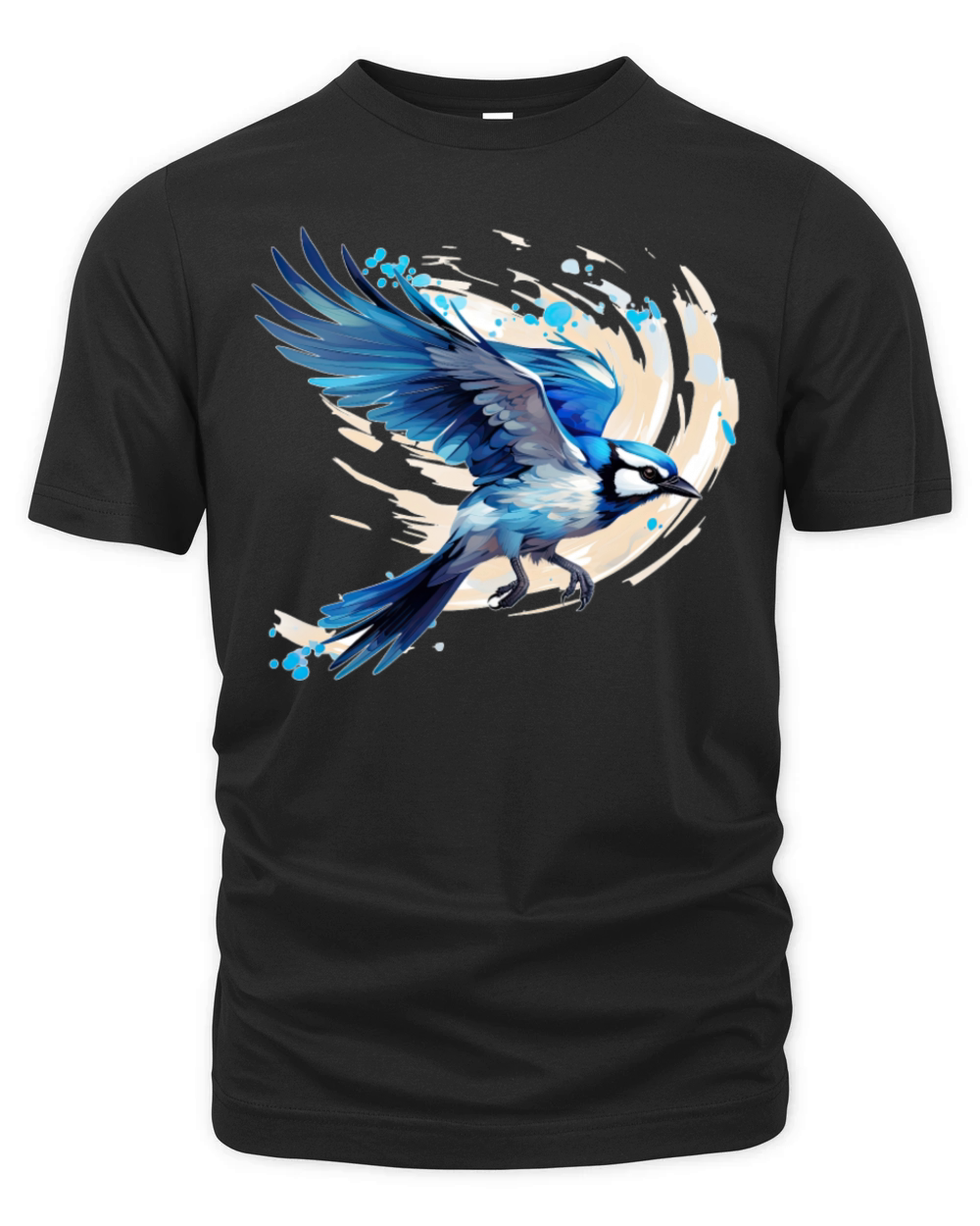 Blue Jay Bird Watching Vintage Birding Birdwatcher Organic Unisex T-shirt