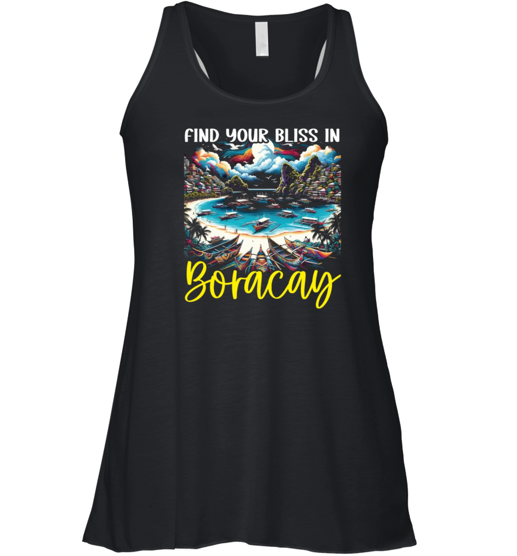 Boracay Philippines Summer Vacation Boaracay Beach Women's Flowy Tank Top