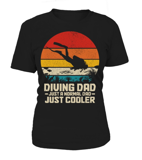 Scuba Diving Funny Vintage Diver Gift Women's T-Shirt