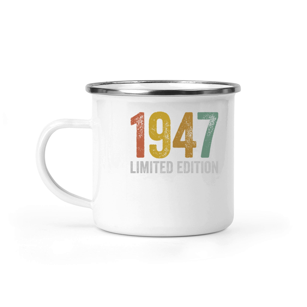 Birthday 1947 Limited Edition Camping Mug