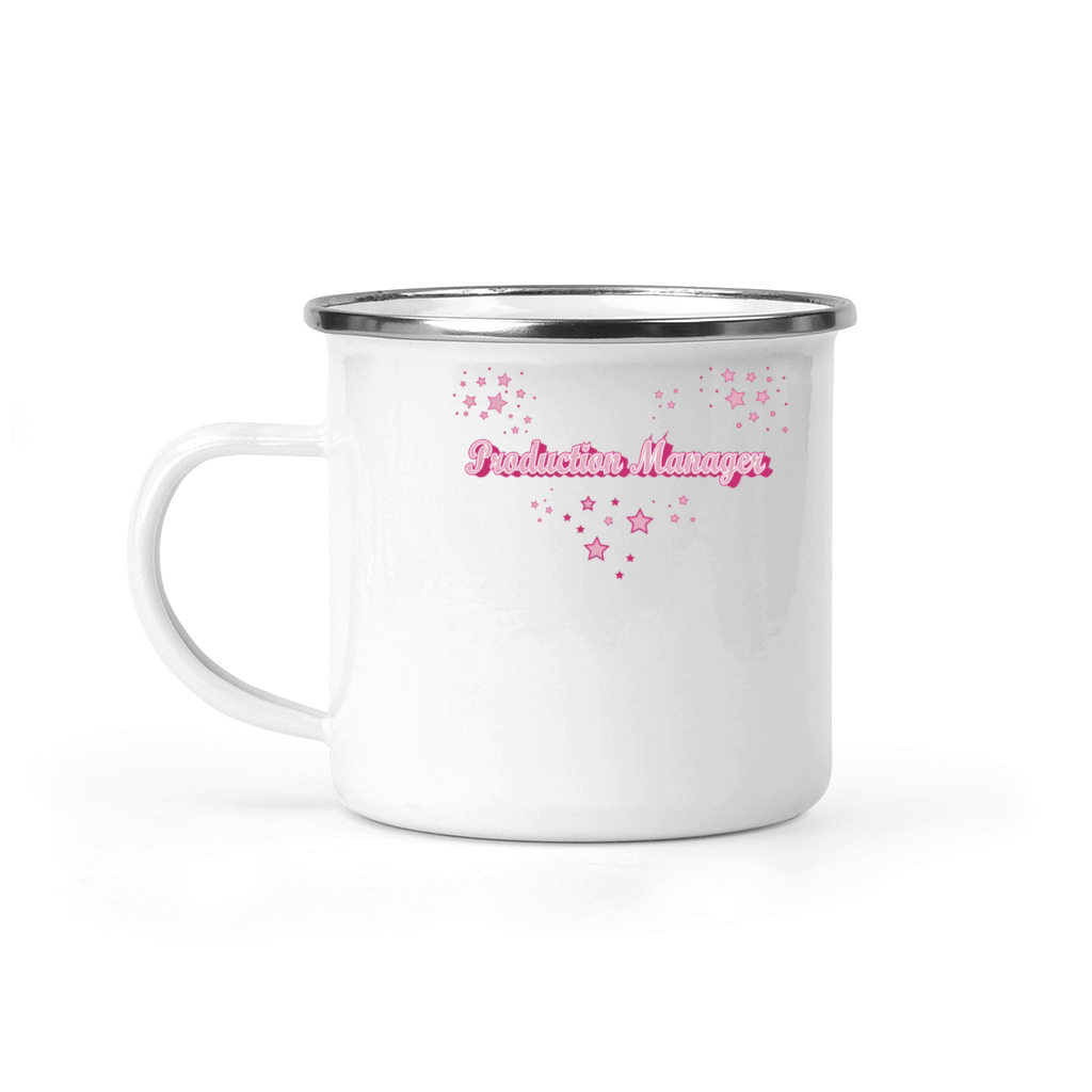 Mommys job funny Quote Mom production-manager Camping Mug