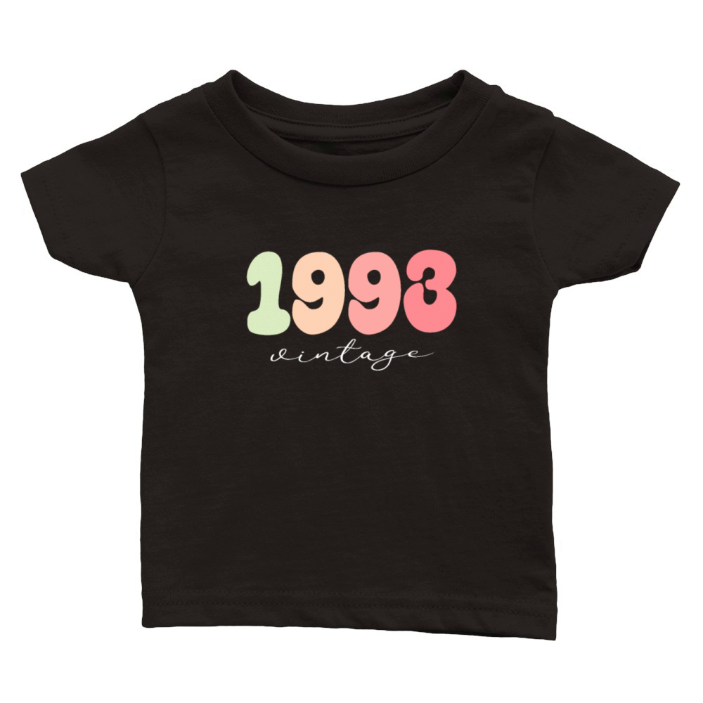 Birthday 1993 Vintage Classic Baby Crewneck T-shirt