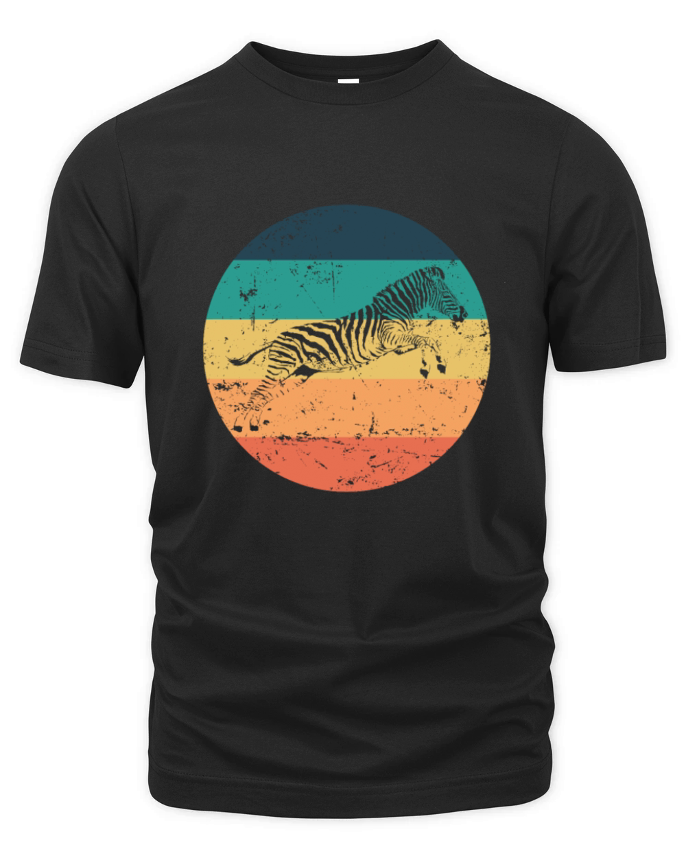 Zebra Africa Animal black white Stripes Organic Unisex T-shirt