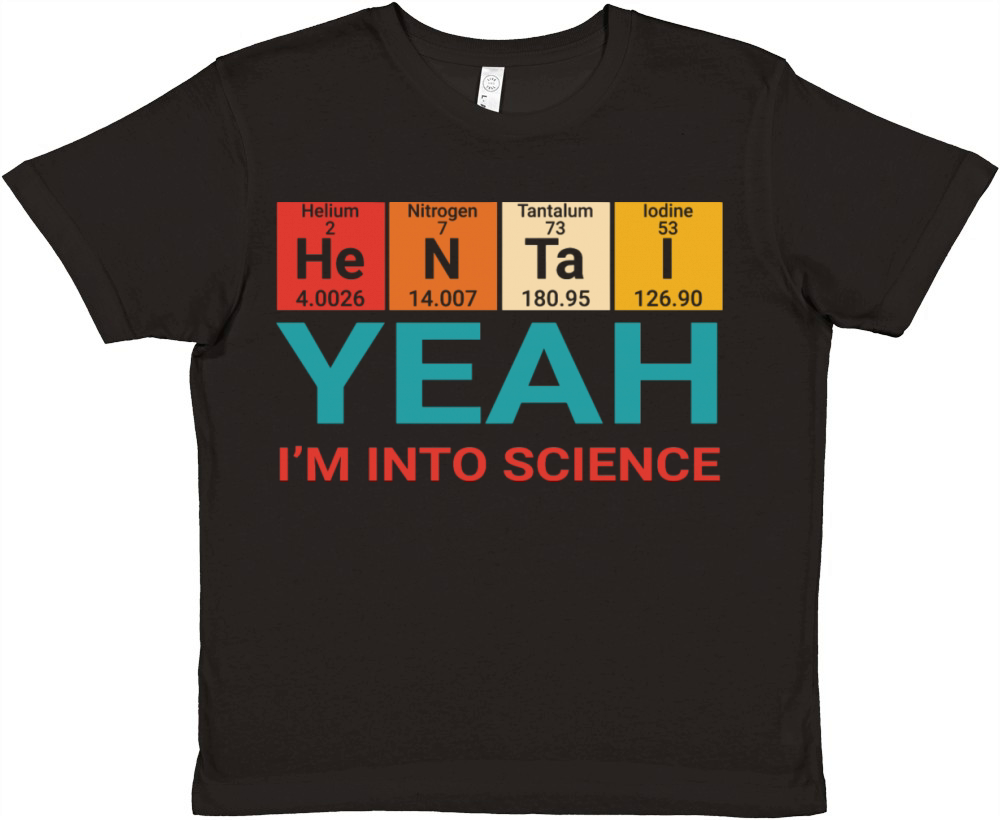 HENTAI YEAH IM INTO SCIENCE Premium Kids Crewneck T-shirt