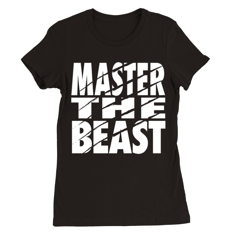 Gym fitness workout training quote gift Premium Womens Crewneck T-shirt